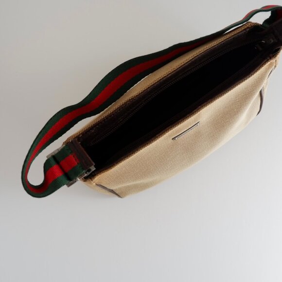 Authentic Preowned Gucci Beige Sherry Line Shoulder Bag - Picture 11 of 16